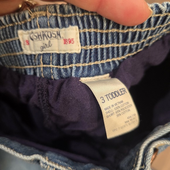 Girls Denim Jean Dress Jumper Skirt Lot Mixed Vintage To Modern Size 3T - 6X - Picture 15 of 16